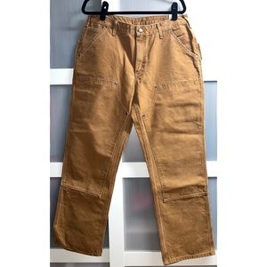 Carhartt Women's 32" Inseam Easy Fit Double Front Sandstone Carpenter Pants
